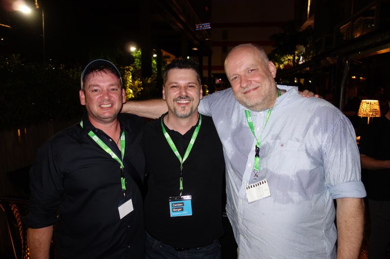 (v. l.) Alexander Rüdinger, Talk Technology, Carsten Berger, Growth Agency, und Jürgen Urbantat, Aerocool. (Vogel IT-Medien GmbH)