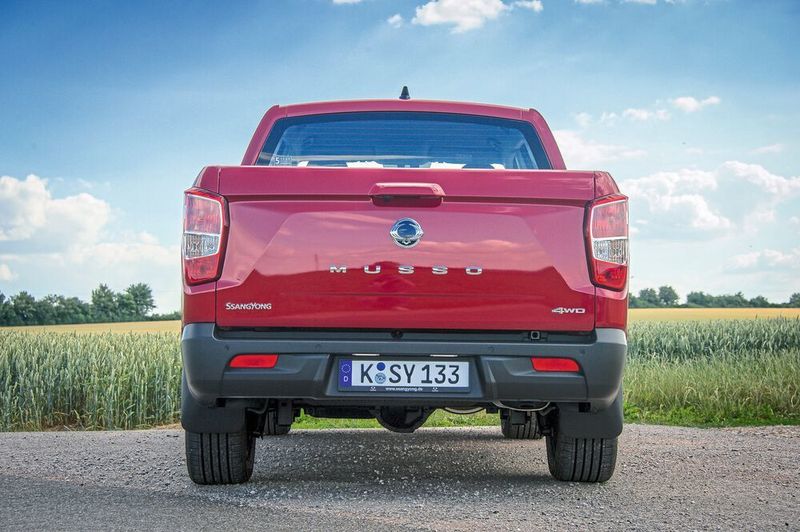 Wie auch der Rexton steht der Musso auf einem Leiterrahmen. (Ssangyong)