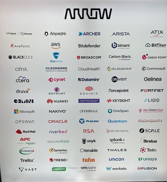 Die Aussteller des Arrow Sommer Forums 2025 (Bild: Vogel IT-Medien GmbH)