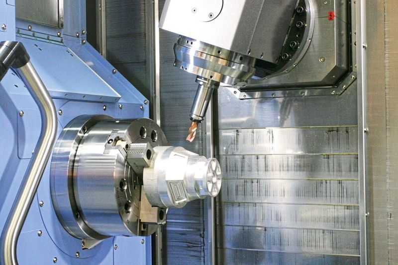 Als Schweizer Vertretung von Doosan-Maschinen hat Reimmann auch verschiedenen Bearbeitungsbeispiele im Showroom gezeigt. (Anne Richter, SMM)