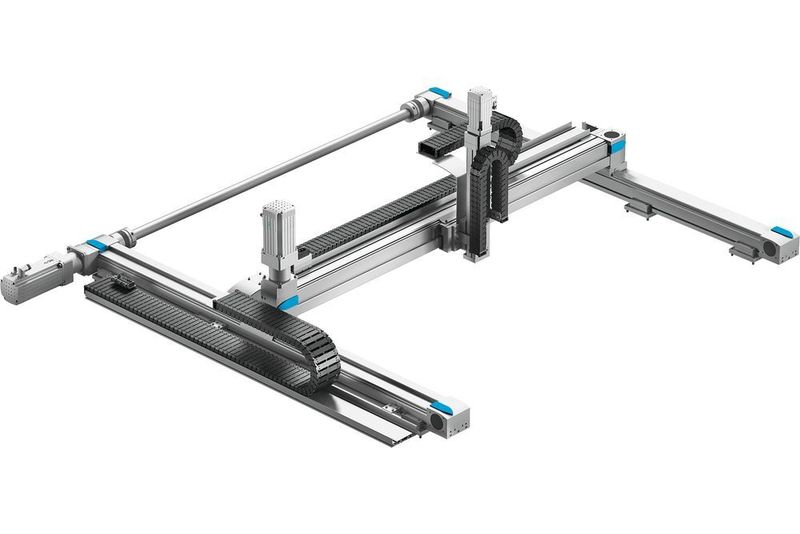 Das 3D Raumportal YXCR ist eines von vier Kinematiktypen im Handling Guide Online. (Festo)