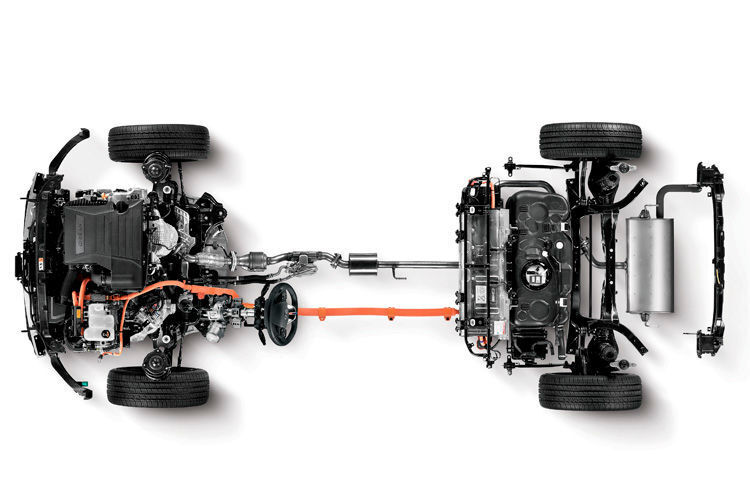 Beim Energiespeicher unter der Rücksitzbank setzt Hyundai auf einen 1,56-kWh-Lithium-Ionen-Akkumulator. (Hyundai)