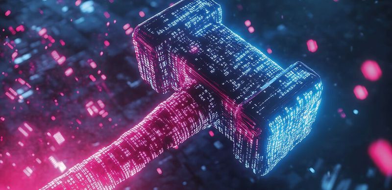 Magischer Hammer: Die Data Platform von Hammerspace schafft einen gemeinsamen Datenraum für File- und Objektdaten, der auch den NVMe-Speicher von GPU-Servern einschließt. Das soll für die bessere Auslastung der GPUs sorgen.(Bild: ©  Abul - stock.adobe.com / KI-generiert)