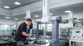 Das neue Portal-Koordinatenmessgerät Enspec von Hexagon bringt erstmals professionelle KMG-Technik in Reichweite kleinerer und mittlerer Fertigungsbetriebe. (Bild: Hexagon Manufacturing Intelligence)