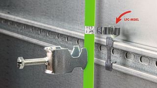 Die Schirmklammern vom Typ SKL/MSKL werden überall dort eingesetzt, wo der Schirm einzelner Leitungen mit dem Massepotenzial verbunden werden muss. (Icotek)