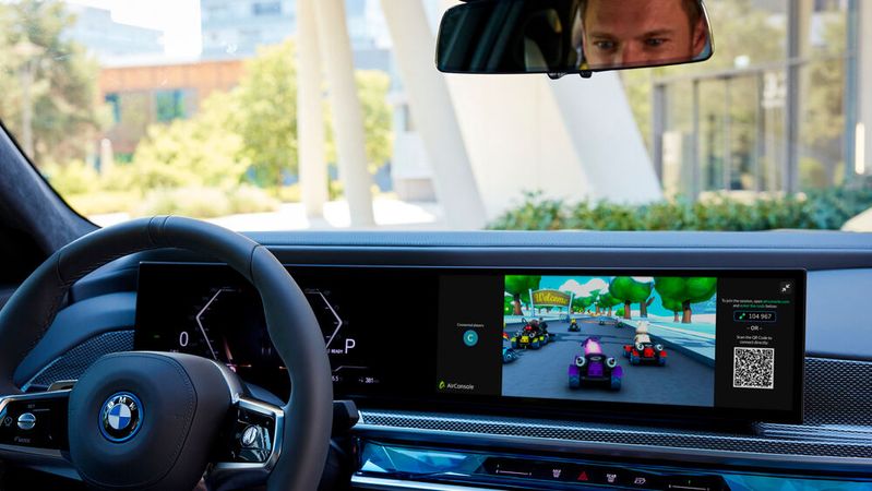 BMW-Fahrer können künftig auf die Spiele der Plattform Air-Console zugreifen.