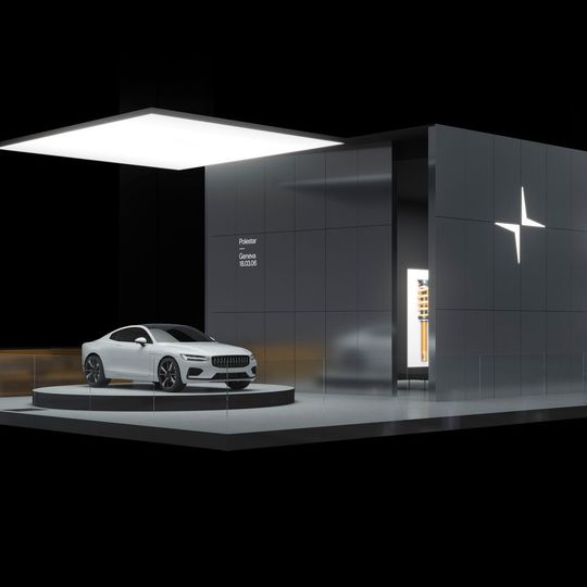 Einen ähnlichen Hightech-Charakter werden die geplanten Polestar-Spaces haben. (Bild:  Polestar)