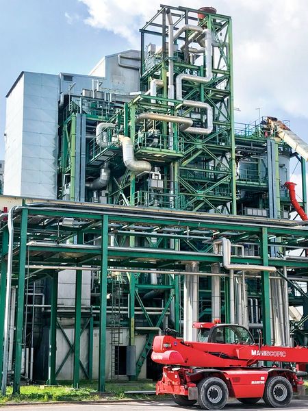 Das Biomassekraftwerk Bando d'Argenta (FE) gilt mit einer installierten Leistung von etwa 21 MW als eines der effizientesten seiner Art. (Bild: Vega)