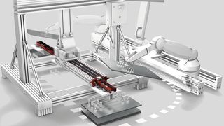 Ob Teleskop-Feeder oder siebte Achse, mit der Actuator System Line von Rollon
sollen Handhabungs- und Logistikprozesse einfach und individuell automatisiert
werden können. (Rollon)
