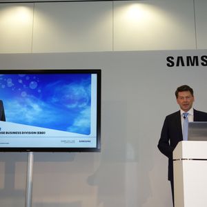Martin Böker, Director(EBD), Samsung stellt die Hightlights der Roadshow vor.(Bild: IT-BUSINESS)