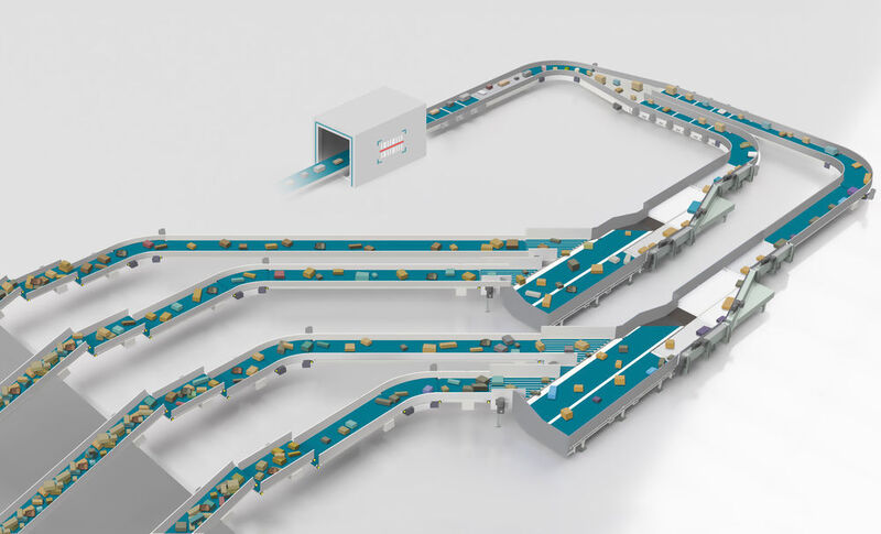 Je nach räumlichen Gegebenheiten sind dank des modularen Aufbaus unterschiedliche Layouts möglich. (Transnorm)