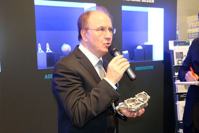 „3D-Druck eröffnet neue Chancen für Druckgießer, den Prozess zu verbessern“, sagte Dr. Ioannis Ioannidis, Geschäftsführer des Druckgussmaschinenherstellers Frech. (Itasse)