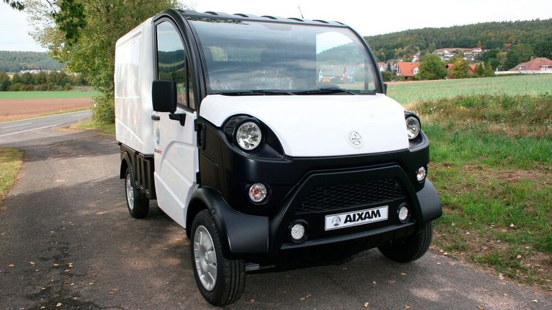 Der vor allem für seine Miniautos bekannte französische Hersteller Aixam hat mit dem E-Truck ebenfalls einen rein elektrisch angetriebenen Miniatur-Laster zu Nettopreisen ab rund 16.800 Euro im Stall. (Bild: ampnet)
