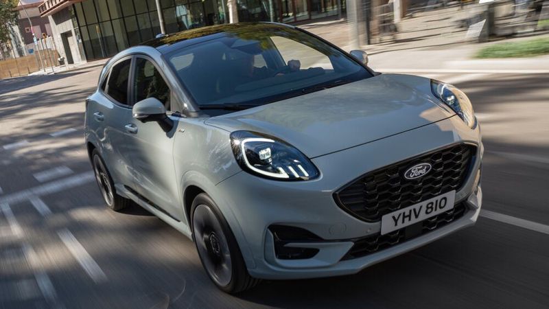 Das Facelift beschert dem Puma unter anderem eine neue Tagfahrlicht-Grafik.(Bild:  Ford)