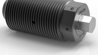 Die Kraftspannschraube SC 100 mit 25 Tonnen Spannkraft bei nur 130 Nm Anzugsdrehmoment. (Bild: Jakob Antriebstechnik)