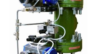 Doppelklappensystem mit DN 200 zum Austrag von Toner aus einem Zyklon. (Bild: Warex Valve)