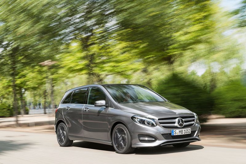 Platz 1 bei den Vans: Mercedes-Benz B-Klasse mit 2.888 Neuzulassungen. (Daimler)