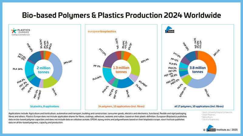 Figure 3: Bio-based_Polymers & Plastics Production 2024 Worldwide (Source: nova-Institute)
