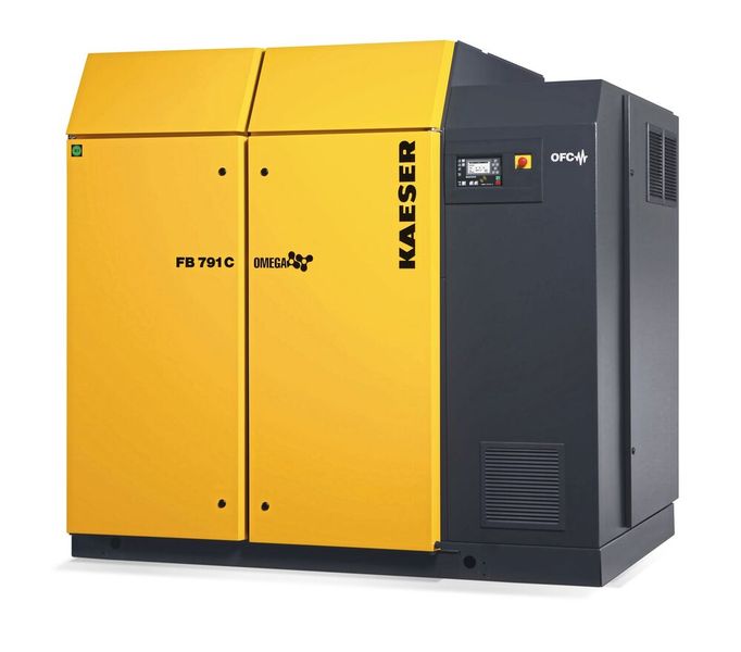Die anschlussfertigen Ausführungen der BBC/FBC-Drehkolbengebläse des Compact-Programms überzeugen nicht nur durch sparsamen Energieverbrauch, sondern auch durch geringen Platzbedarf und hohe Gesamteffizienz. Die Gebläse sind so konzipiert, dass mehrere Anlagen direkt nebeneinander aufgestellt werden können. (Bild: Kaeser)