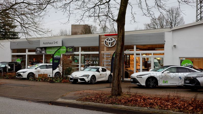 Das Autohaus S+K stärkt mit dem neuen Toyota-Touch-Betrieb in Wandsbek seine Präsenz in Hamburg.(Bild:  S+K)