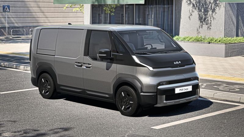 Der PV5 Cargo soll ab November 2025 ausgeliefert werden.(Bild:  Kia)