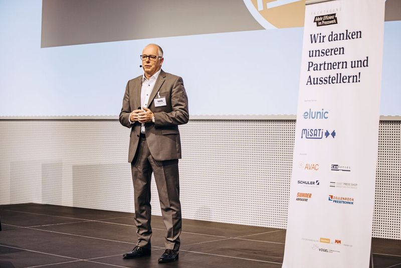 Impressionen der Fachtagung „Mehr Effizienz im Presswerk“ am 15. September 2021 in Würzburg. (Bild: VCG)
