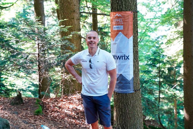 Neben dem Workshop war Netwrix beim diesjährigen Gipfeltreffen auch mit einem Pitch vertreten, hier mit Frank Höhn. (Bild: Julia Griebel)