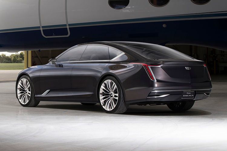 Die coupéhafte Limousine könnte auf das neue Flaggschiff der Marke hinweisen. (Cadillac)