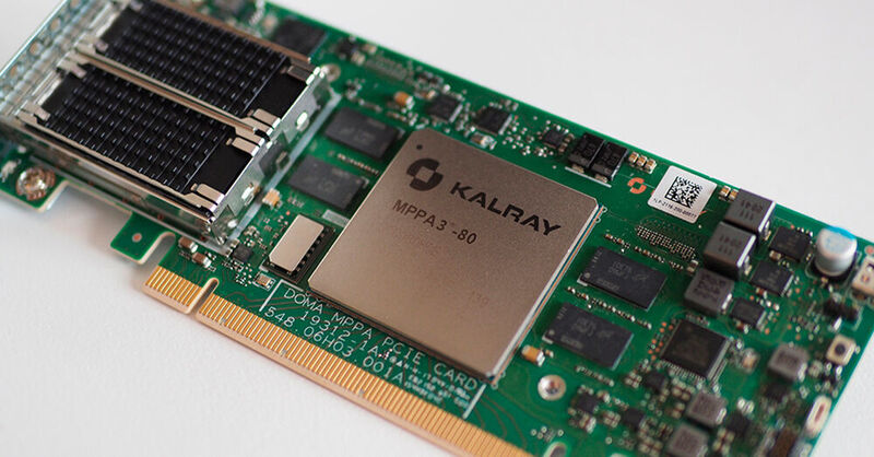 Kalray K200-LP basiert auf dem MPPA-Prozessor und wird von dem taiwanesischen Chiphersteller Wistron produziert. (Kalray/Matzer)