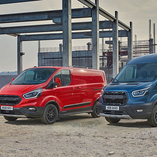 Typisches Abgebot aus dem „Ford Fleet Management“: Nutzfahrzeuge für Gewerbekunden. Ford will hier seinen Marktanteil sichern.(Bild:  Ford)