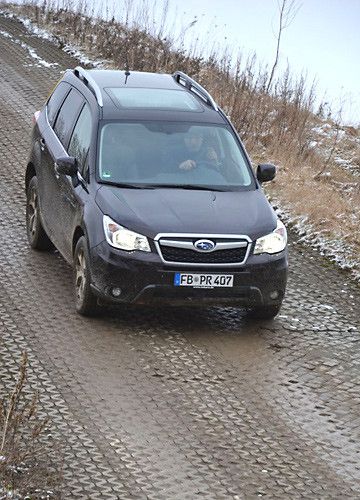 ... oder 35 Grad bergauf bzw. bergab ... (Foto: Michel)