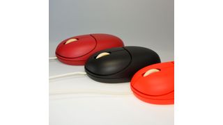 Faire Computermaus von Nager IT mit Biowerkstoff vom IfBB. (Bild: IfBB)