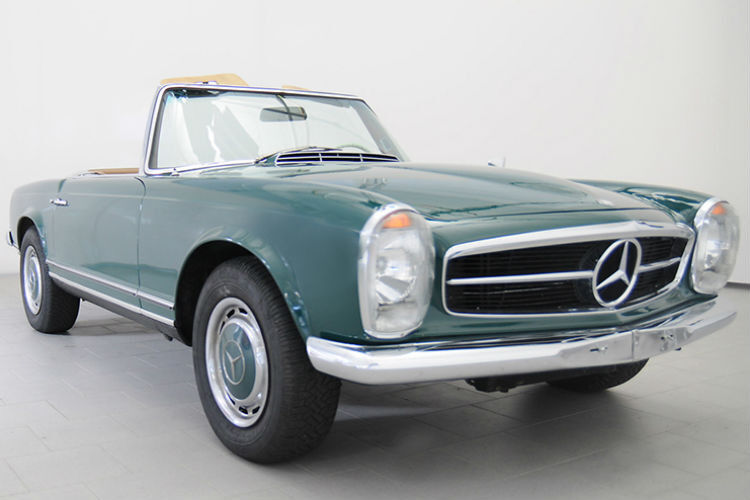 Ein Highlight der Auktion war der Mercedes-Benz 280 SL Pagode, Baujahr 1968, Zustand 2. (Foto: Auktion & Markt)