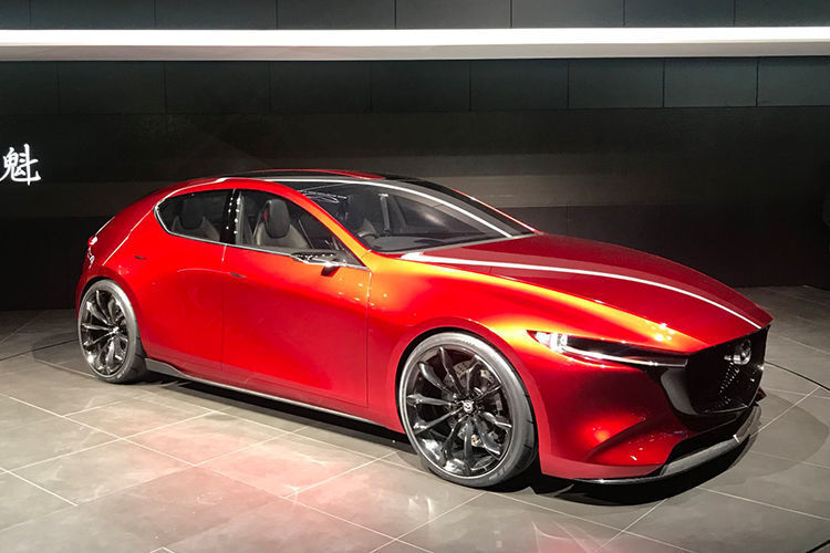 Die Studie Kai deutet auf den kommenden Mazda3 hin. (Stefan Grundhoff)