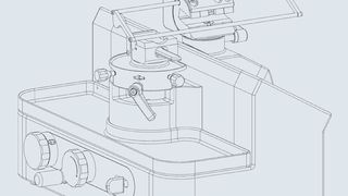 Grafische Darstellung des neuen Schlittenmikrotoms pfm Slide 4004 M (Bild: PFM Medical)
