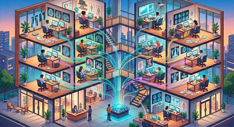 Das BENEFIT-Team bereitet Laborwerte, Bilddaten, digitale Messwerte oder ärztliche Aufzeichnungen so auf, dass Forschende die Daten in ihren Projekten auswerten und nutzen können.(Bild:  Gemini / KI-generiert)