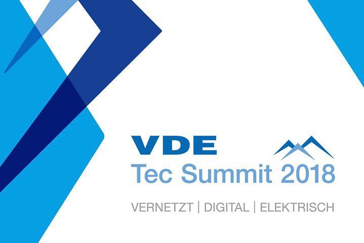 VDE Tec Summit  Auf dem VDE TecSummit vernetzen sich verschiedene Vorreiter der Digitalisierung über interaktive Formate und Matchmaking und kommen so mit potenziellen Partnern aus unterschiedlichen Branchen zusammen. In über 50 Sessions und Workshops tauschen sich mehr als 1500 Teilnehmer über Anwendungsfelder wie Energy, Industry, Mobility, Health, Living und Cyber-Security aus.  Wann: 13.-14. November, Berlin. Mehr unter: 