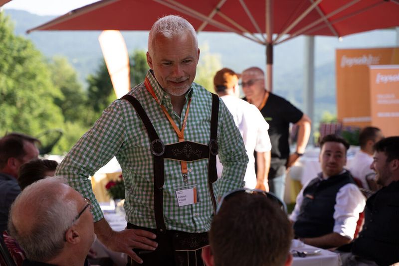 Karsten Knecht, Clavister – beim bayerischen Abend (Bild: Sysob)