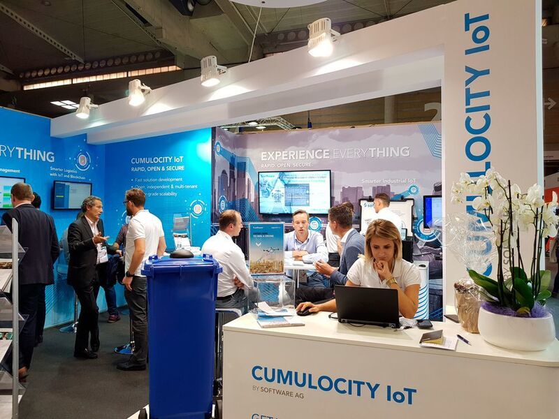 Die Software AG, das erste Mal mit eigenem Stand auf der Veranstaltung vertreten, präsentierte ihre Cumolocity IoT Plattform.
 
Mehr unter: 