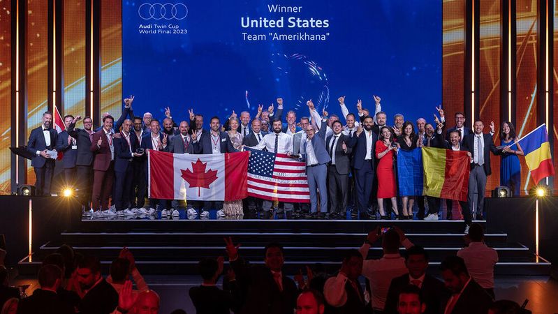 Das Audi-Team aus den USA holte sich den diesjährigen Gesamtsieg der internationalen Vertriebs- und Servicemeisterschaft von Audi.(Bild:  Audi AG)