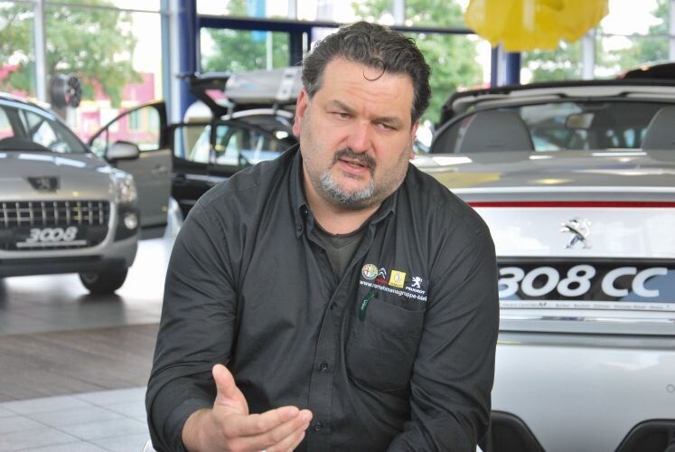 ...Axel Schulze, der den Service der Bleker-Gruppe veantwortet. (Foto: Rubbel)