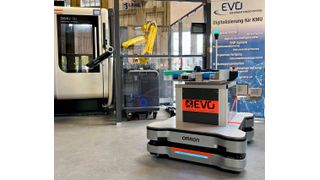 EVO Informationssysteme kann einen Meilenstein melden! Denn das erste Automatisierungsprojekt einer Intralogistikumgebung bei einem Anwender, der auch mobile Roboter einsetzt, ist erfolgreich abgeschlossen worden. (Bild: EVO Informationssysteme)