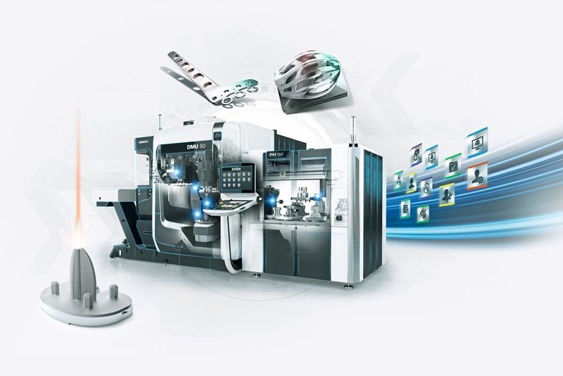 DMG Mori präsentiert auf der AMB 2018 seine Zukunftsfelder Digitalisierung, Automation, Additive Manufacturing und Technology Excellence. (DMG Mori)