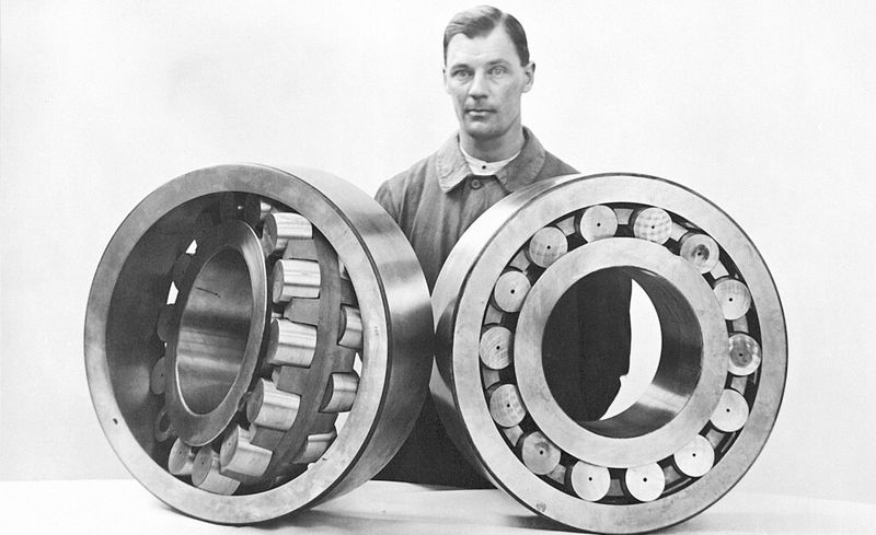 Der schwedische SKF-Ingenieur und spätere technische Leiter Arvid Palmgren entwickelt das Pendelrollenlager. (Bild: SKF)