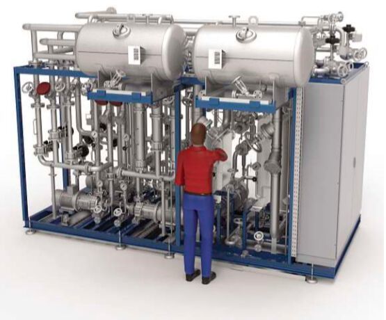 Heating-Cooling-Chilling Unit for pharmaceutical production. (Heat 11 / Heat Transfer Technique / Vogel Communications Group)