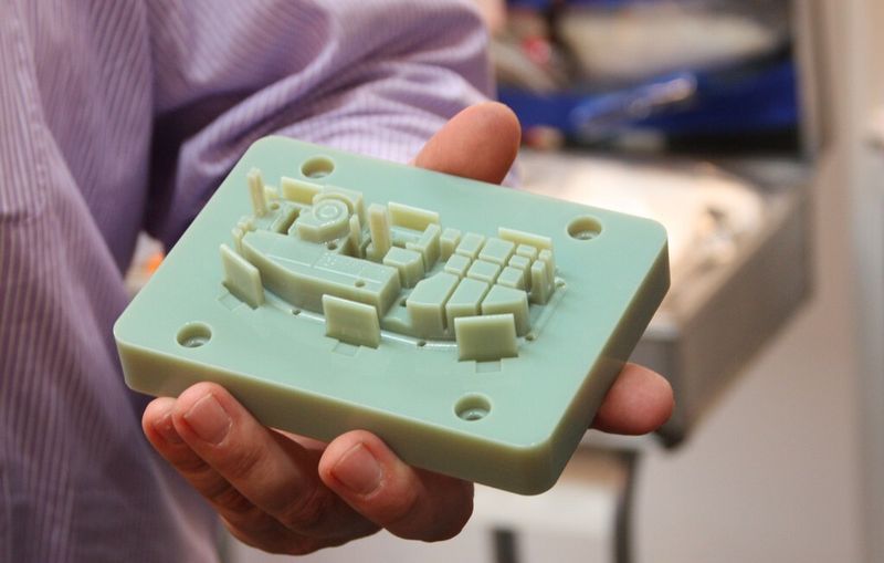made of plastic and produced on a 3D printer. (Source: Culp)