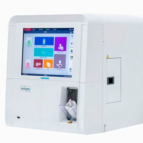 Horiba’s new CE IVDR certified Yumizen H500 CRP benchtop hematology analyzer delivers a simultaneous complete blood count with 5-part extended differential and rapid CRP whole blood measurement. (Source:  Horiba)