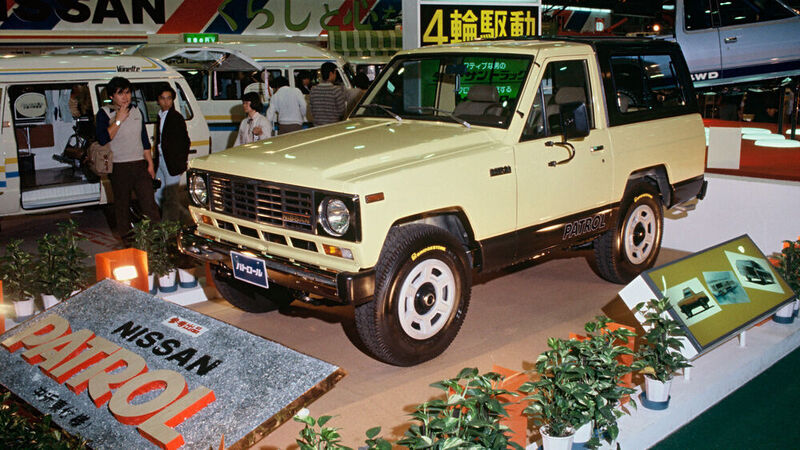 Nissan zeigt 1979 den Patrol auf der Tokyo Motor Show. (Nissan)