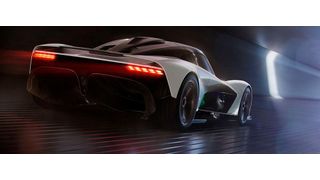 Das im Frühjahr vorgestelle, seriennahe Hypercar-Konzept RB 003 hat jetzt den offiziellen Modellnamen Valhalla erhalten. (Aston Martin)