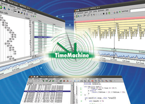 2003: Time Machine – der erste Debugger, der das Verhalten einer Applikation auch rückwirkend analysierte. (Bild: Green Hills Software)